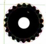 Number of teeth / distance between the teeth