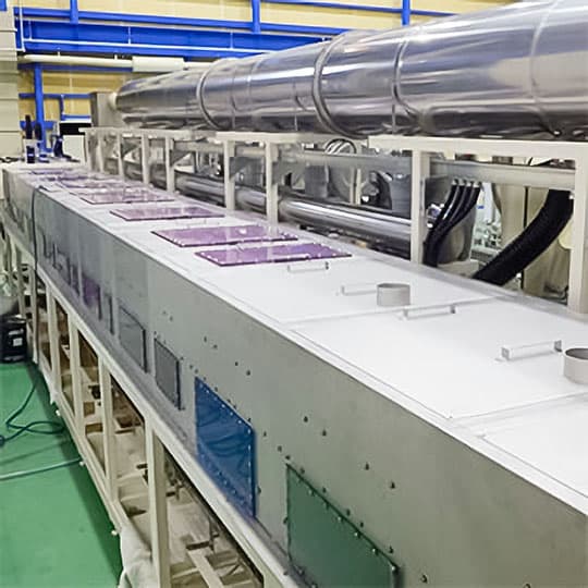 Equipment for parts cleaning by irrigation