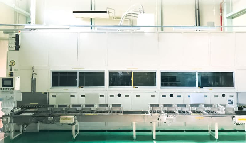 water-soluble components rinsing equipment