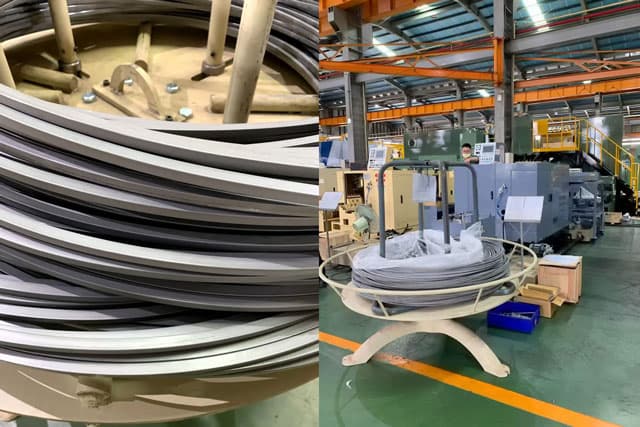 cold heading machines in the production workshop 