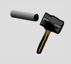 Upsetting a washer from a rod