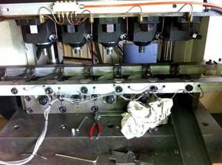 washer formation at forging positions