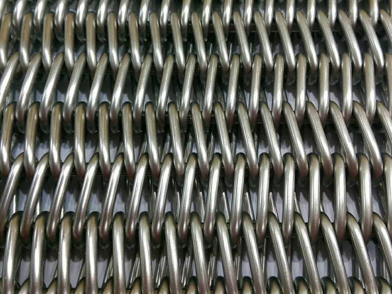 Conveyor Belt with Straight H-shaped Cells