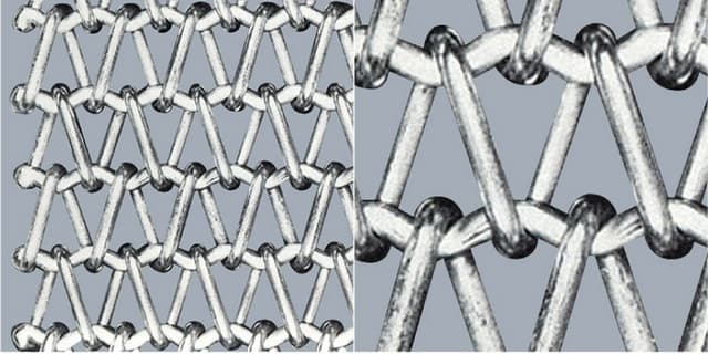 Steel mesh belt conveyor