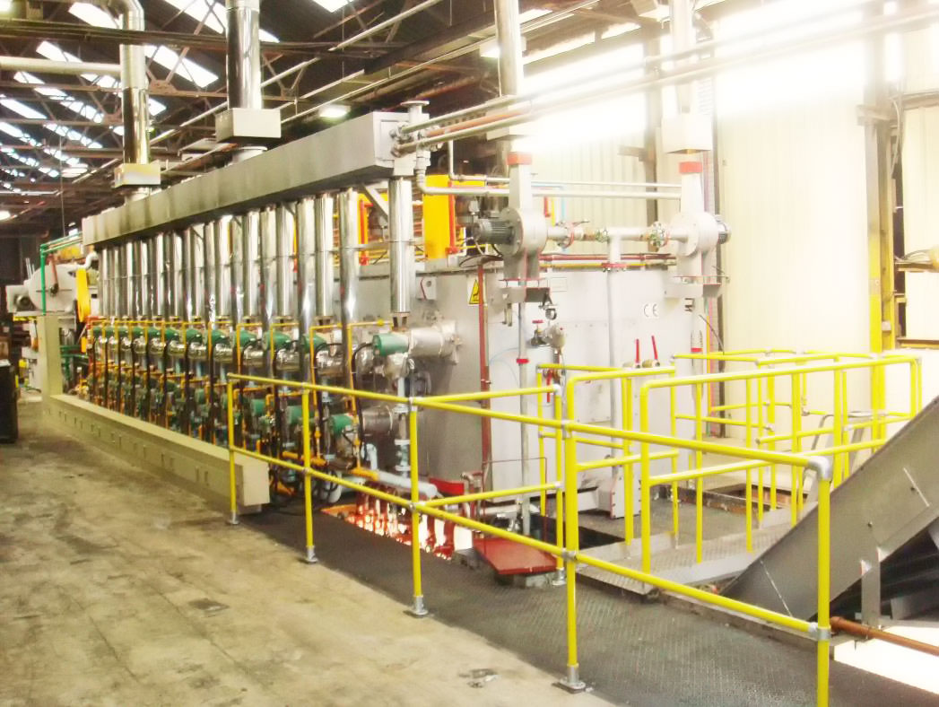 Gas Burner Heating Type Continuous Bright Carburizing (Hardening) Quenching Furnace