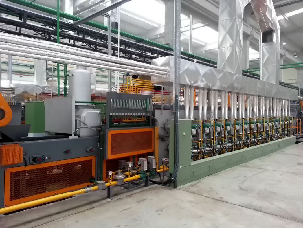 Gas Burner Heating Type Continuous Bright Carburizing (Hardening) Quenching Furnace