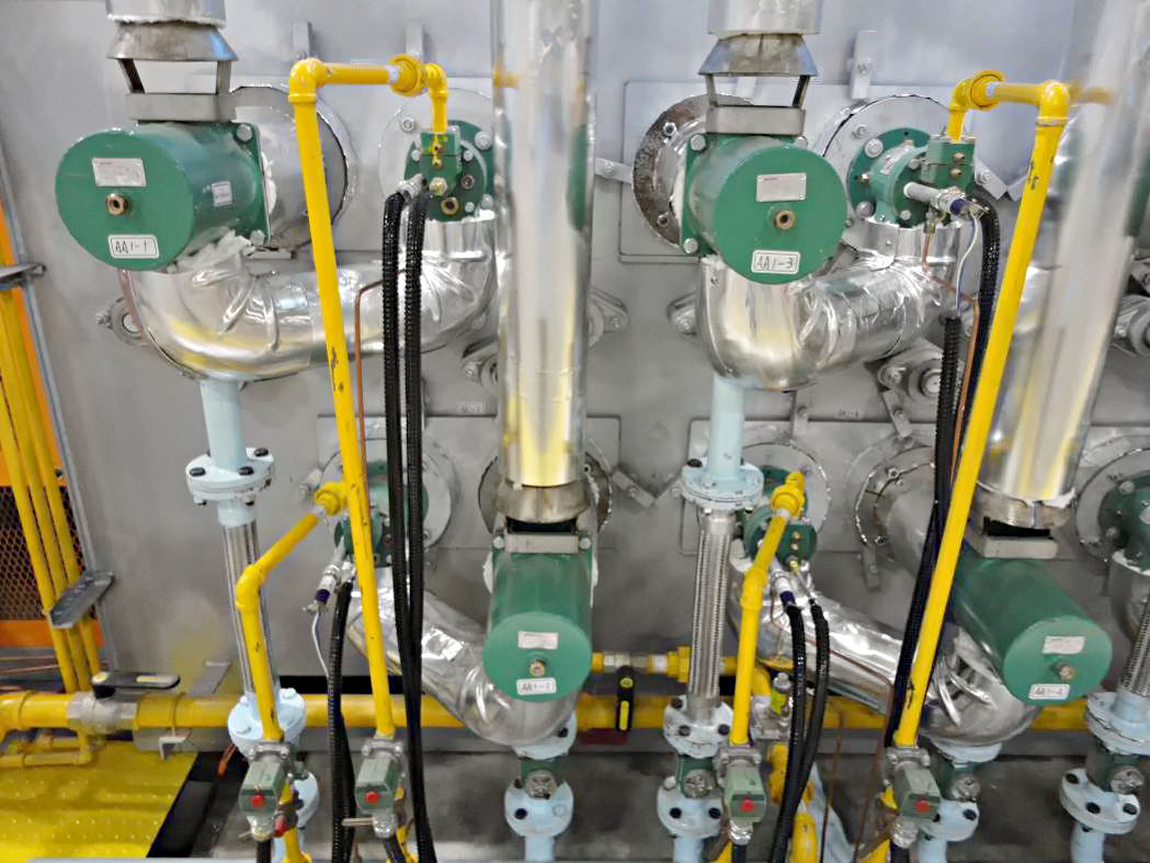 Gas Burner Heating Type Continuous Bright Carburizing (Hardening) Quenching Furnace