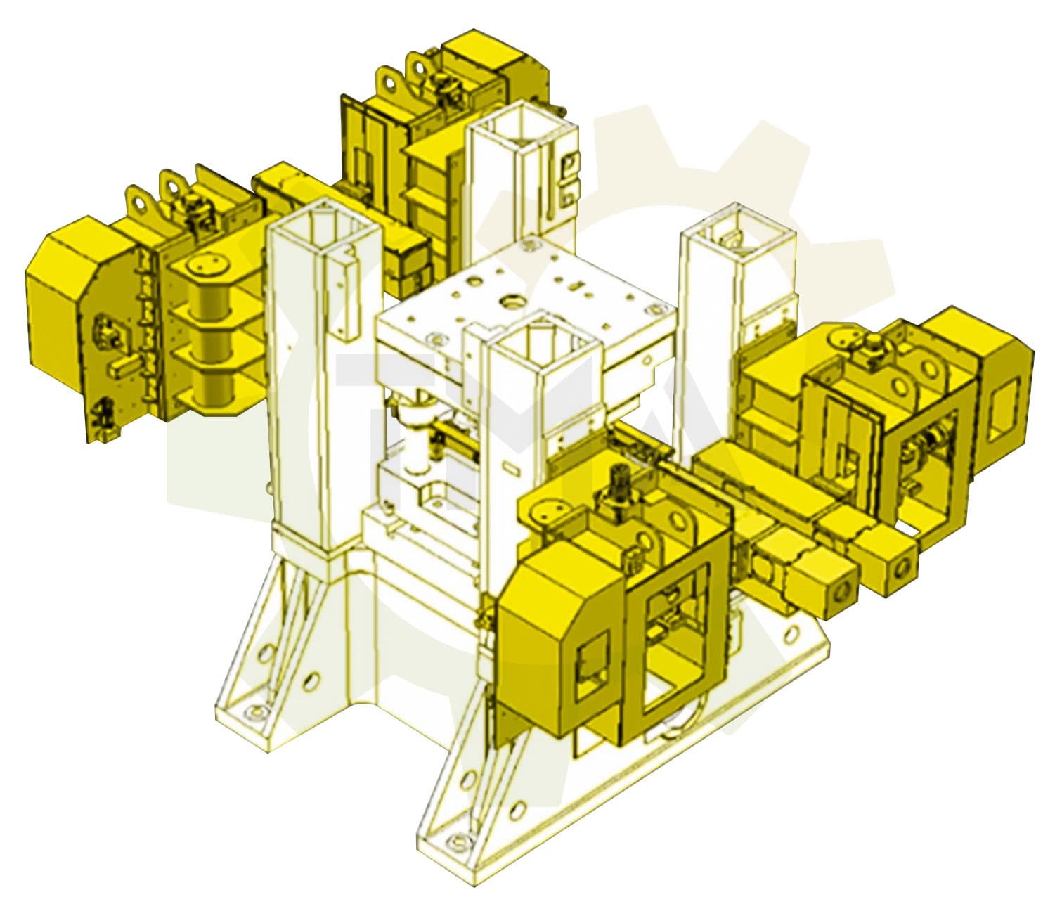 Automatic walking beam