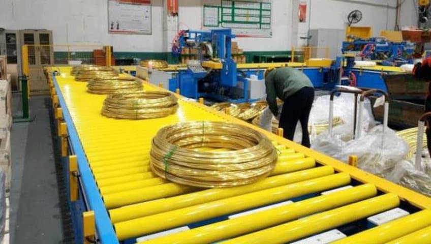 Copper Wire Coil and Tube Packaging Line