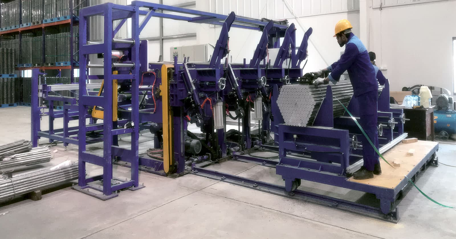 Mechanical Steel Tube stacking and packing line