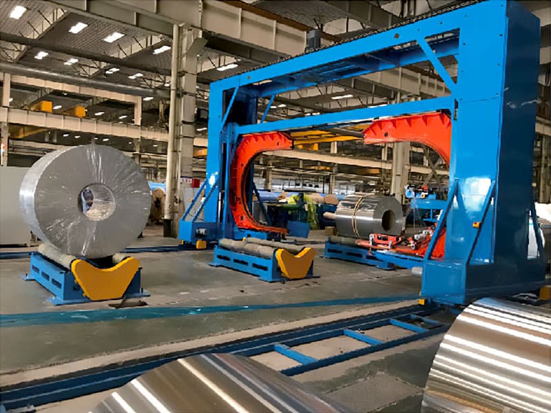 wide metal coil packing machine