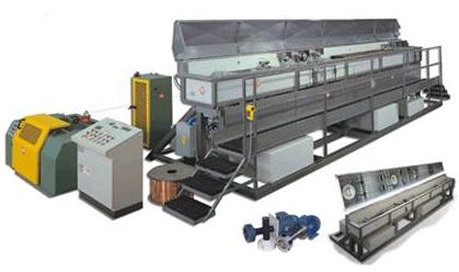 Equipment for sheet metal galvanizing.