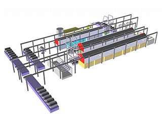 Wire galvanizing line