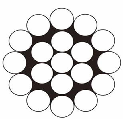 Spiral single-stranding rope